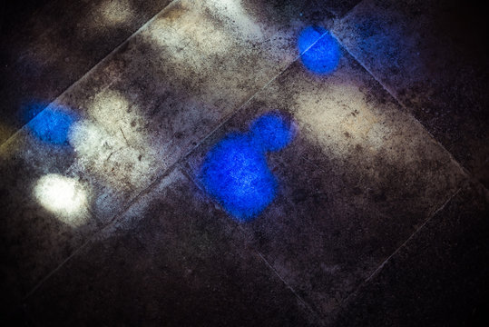 Tile background with blue details