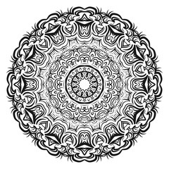 Vector mandala, Floral mandala. Oriental mandala. Vintage decorative elements. Vector illustration. It is super brilliant vector illustration