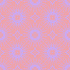 Unique, abstract geometric pattern. Seamless vector illustration. For design, wallpaper, background