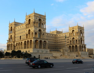 Fototapeta na wymiar Government House in Baku