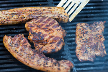 Grilled pork meat