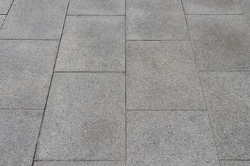 gray street tiles close-up