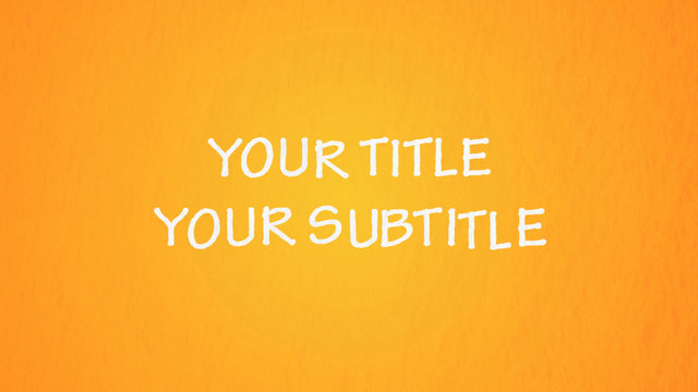 Stop Motion Letters Title