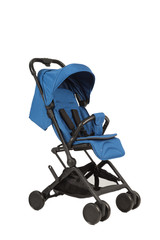 A stroller on a white background, modern design.