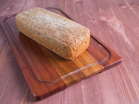 Homemade bread sourdough, rustic baked bread