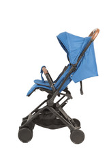 A stroller on a white background, modern design.