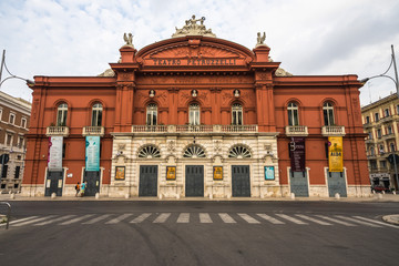 The Teatro Petruzzelli, the largest theatre of Bari and the fourth Italian theatre by size, Apulia,...