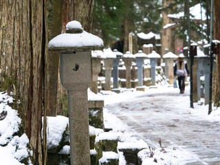 冬の高野山
