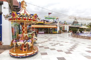 Spain, Canary Islands, Tenerife, Las Americas - May 17, 2018: Street in Playa de las Americas on Tenerife , Canary Islands in Spain. © Ihor