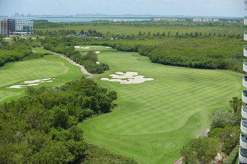 Obraz premium Campo de golf