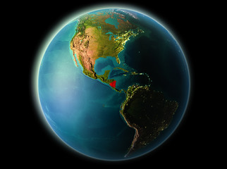 Nicaragua in the evening