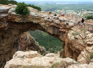 Cave Keshet in the Galilee, Israel
