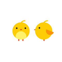 chick vector character design