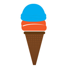 Isolated ice cream icon