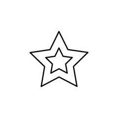 star line icon. Element of star icon for mobile concept and web apps. Thin line star icon can be used for web and mobile. Premium icon