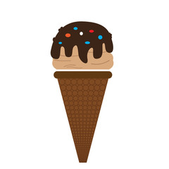 Isolated ice cream icon