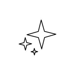 stars line icon. Element of star icon for mobile concept and web apps. Thin line stars icon can be used for web and mobile. Premium icon