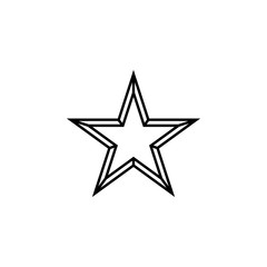 Obraz premium star line icon. Element of star icon for mobile concept and web apps. Thin line star icon can be used for web and mobile. Premium icon