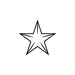 star line icon. Element of star icon for mobile concept and web apps. Thin line star icon can be used for web and mobile. Premium icon