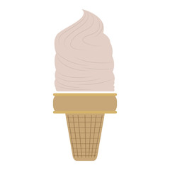 Isolated ice cream icon
