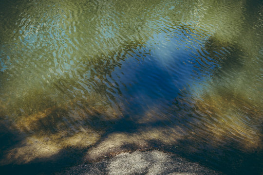 Deep Water in a creek bed, Megalong Valley, Blue Mountains, NSW, Australia