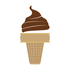 Isolated ice cream icon