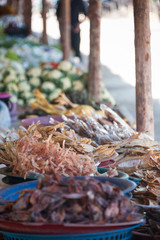 Thailand village market spread