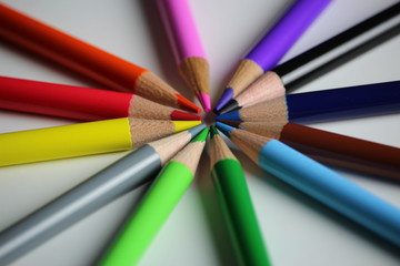 Naklejka premium Colored pencil