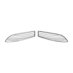 Sketch of a mustache