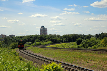 Fototapeta premium locomotive in operation