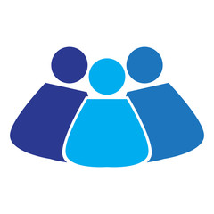 Isolated business teamwork icon