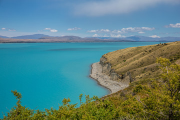 Obraz premium Beautiful lake Pukaki, South Island, New Zealand