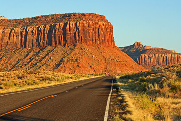 Scenic road UT 211, Utah