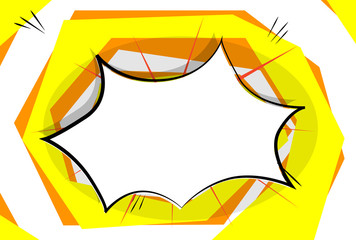 Vector illustrated comic book style abstract background.