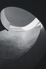 Architekturdetails Zementtreppenkurvendesign © VTT Studio