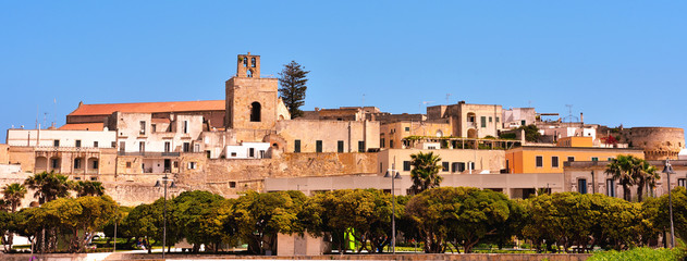 panorama of Otranto Italy