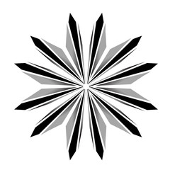 abstract Circular sparkle black rays explosion