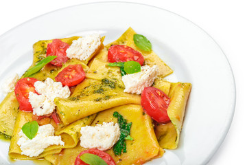 pasta isolated on white background