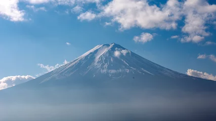 Papier Peint photo Kilimandjaro Mt.Fuji in the morning, Japan