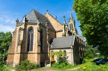 Fototapeta na wymiar Kirche in Dudweiler