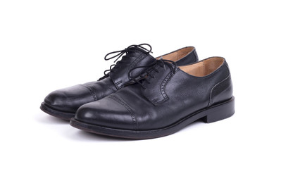 Expensive formal shoes, isolated