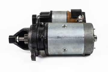 Image of Electric Starter for a car isolated on white background