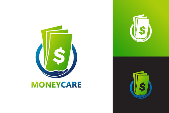 Money Care Logo Template Design Vector, Emblem, Design Concept, Creative Symbol, Icon