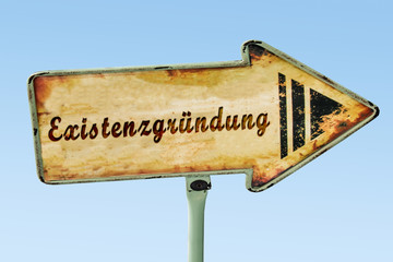 Schild 328 - Existenzgründung