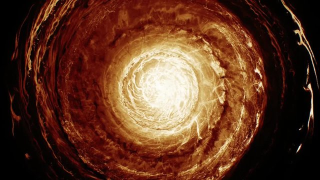 Throwing into the fire of hell as abstracted motion background