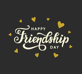 Happy Friendship Day cute poster