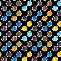 Sunglasses seamless pattern