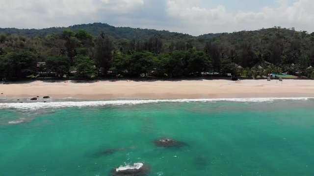 Ngapali Beach Myanmar, Luftaufnahme