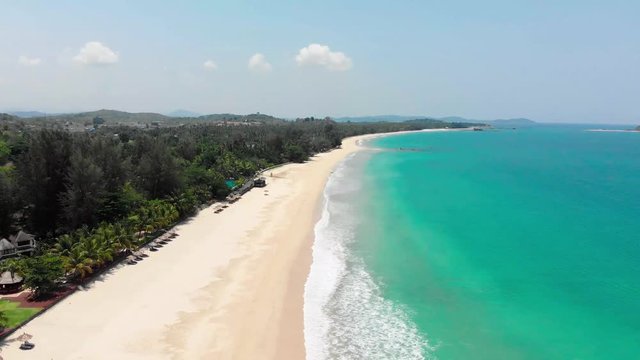 Ngapali Beach Myanmar, Luftaufnahme