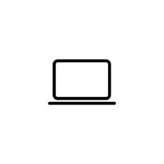 Laptop - simple thin line icon